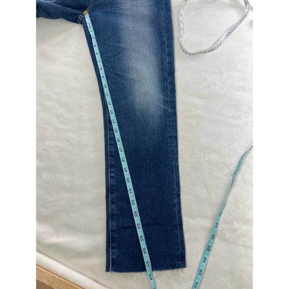 AG Adriano Goldschmied Ex-Boyfriend Slouchy Slim Fit 16 Years Raw Hem size 24 - Picture 8 of 8
